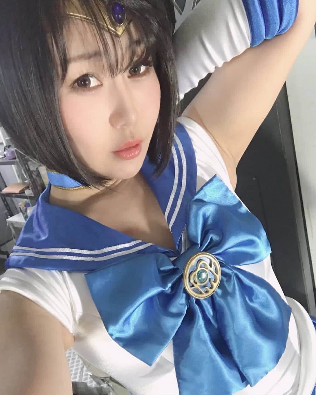 明里ともかのインスタグラム：「からの、ヒロイン引退シリーズ撮影。  #GIGA」