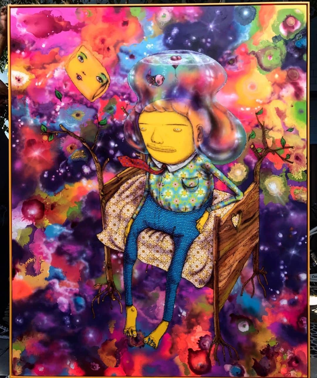 osgemeosさんのインスタグラム写真 - (osgemeosInstagram)「sometimes we feel like this.... #osgemeos #paint #contemporaryart」5月8日 10時42分 - osgemeos