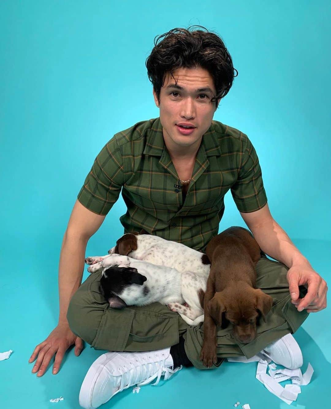 Cosmopolitanさんのインスタグラム写真 - (CosmopolitanInstagram)「Who needs melatonin when you have @melton and puppies 😉🐶🔥」5月8日 11時18分 - cosmopolitan