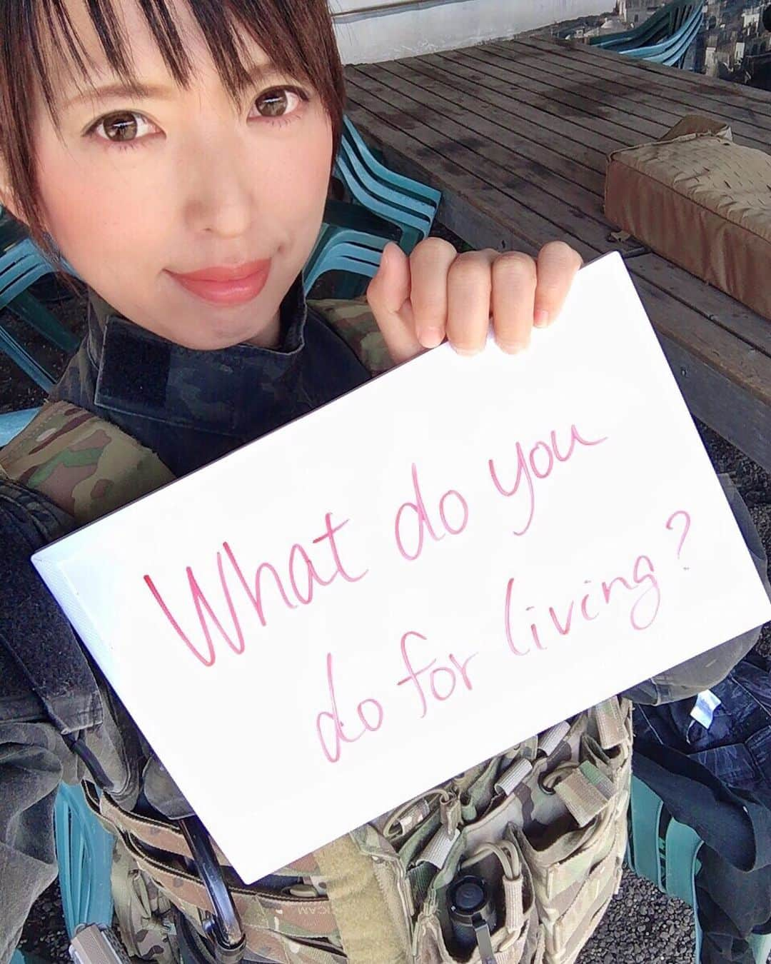 みりどる乙夜さんのインスタグラム写真 - (みりどる乙夜Instagram)「Thanks for all answers! It is one last question ✏️ #ihaveaquestion #question #job #worker #airsoft #pewpew #airsoftgirl #airsoftworld #international #airsoftinternational #military #militarygirl #militarywoman #worldmilitary #multicam #weekend #smile #country #message #selfie #jpc #japan #質問 #メッセージ #ミリタリー #サバイバルゲーム #自撮り #マルチカム #ミリドル #乙夜」5月8日 20時39分 - itsuya_miridoru