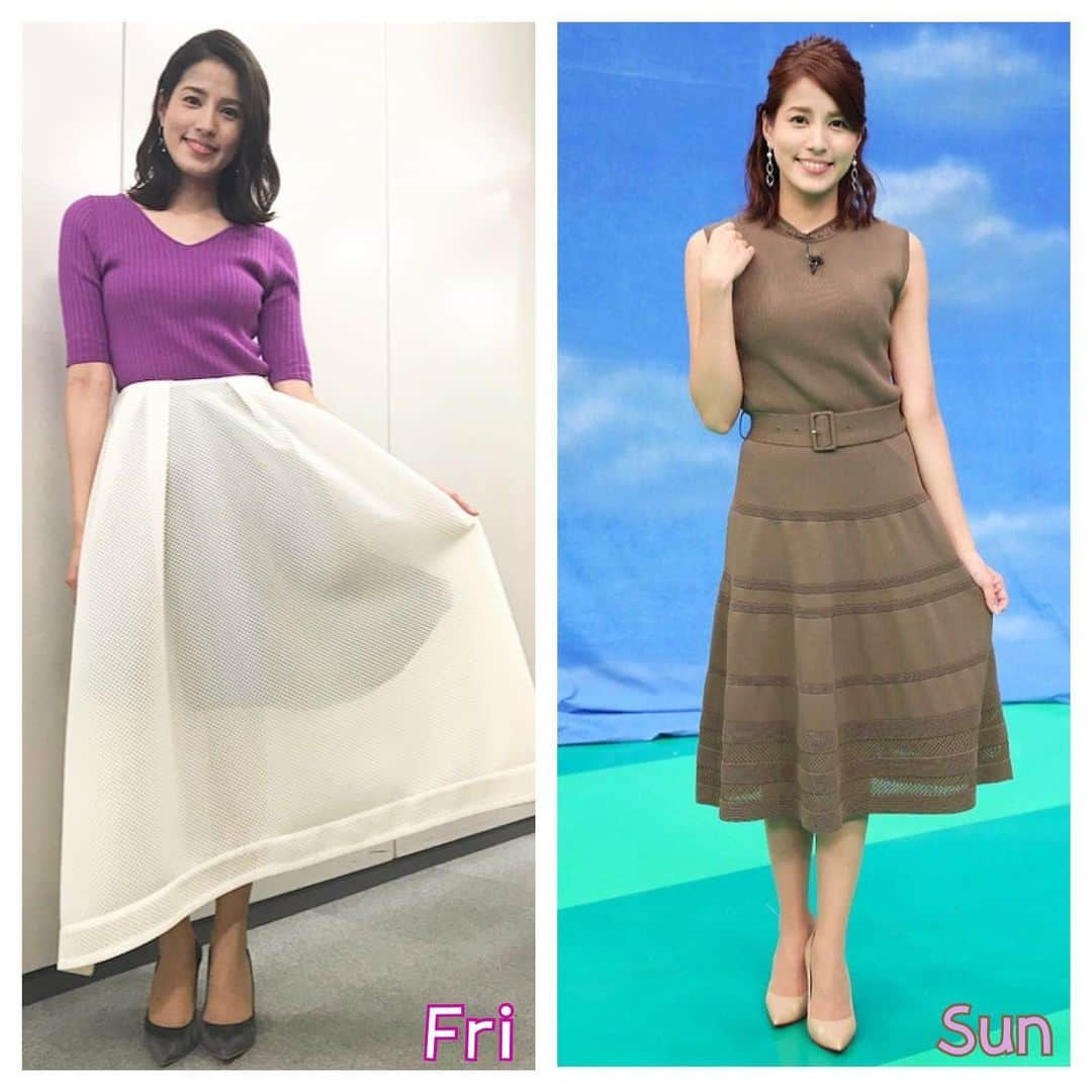 永島優美さんのインスタグラム写真 - (永島優美Instagram)「* 👗Weekly Coordinate（4/28-）👠 * 遅くなりましたが、先週の衣装。 トップスの袖がシフォンになっていました♫ * 今週もあと少し！頑張りましょ〜☺️✨ * - - - - - - - - - - - - - - - - - - - - - - - 👗#weeklyコーデ （Mon＆Tue ▶︎ Wed＆Thu ▶︎ Fri＆Sun） #coordinate #めざましテレビ #ジャンクスポーツ」5月8日 20時50分 - yuumi_nagashima