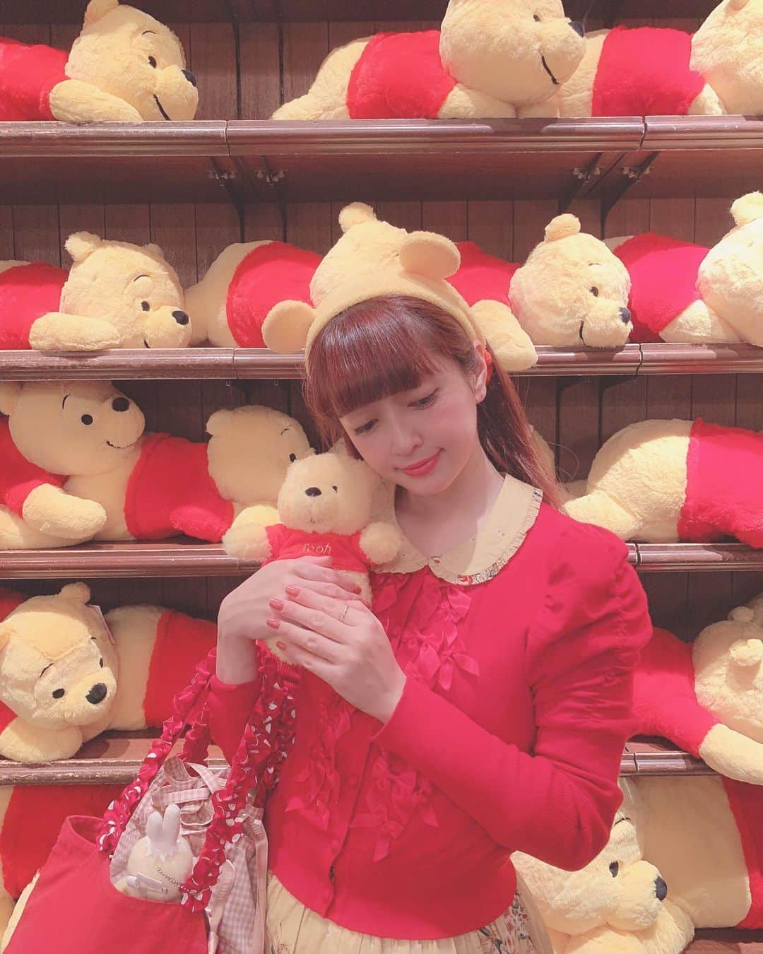 青木美沙子さんのインスタグラム写真 - (青木美沙子Instagram)「#ぷーさんコーデ」5月8日 20時57分 - misakoaoki