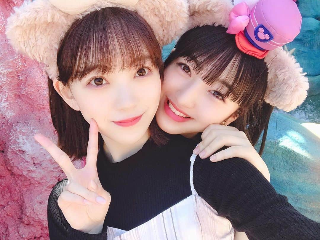 田島芽瑠さんのインスタグラム写真 - (田島芽瑠Instagram)「久しぶりのめるみおな🤤💓 #東京ディズニーシー #disneysea #ディズニーシー #ダッフィー #堀未央奈 #めるみおな」5月8日 21時14分 - meru_chan_official