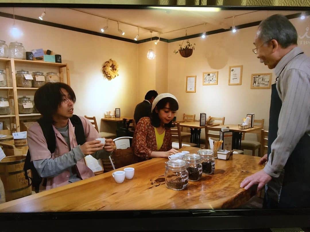 現代洋子さんのインスタグラム写真 - (現代洋子Instagram)「‪昨日のドラマ「わたし、定時で帰ります。」に出てきたカフェ。 どこかで見たことあるなあと思ったら、三鷹の「珈琲や」。 いつも打ち合わせに使っているよ～😆‬ #わたし定時で帰ります #三鷹カフェ」5月8日 21時16分 - yokogendai