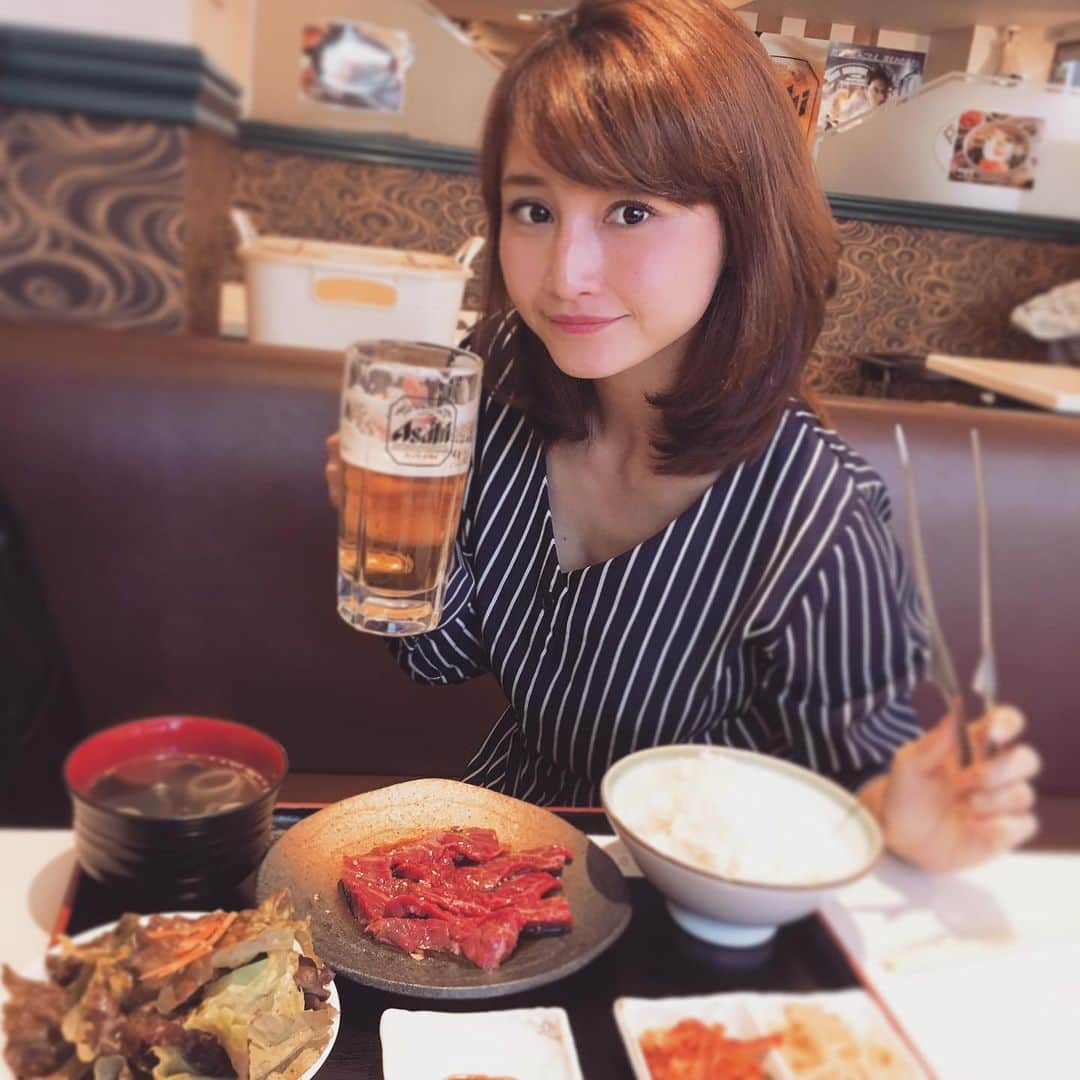 森岡朋奈さんのインスタグラム写真 - (森岡朋奈Instagram)「お仕事終わりに焼肉ランチ。 仕事終わるのはや。笑  #焼肉 #東京苑」5月8日 13時13分 - morioka_tomona