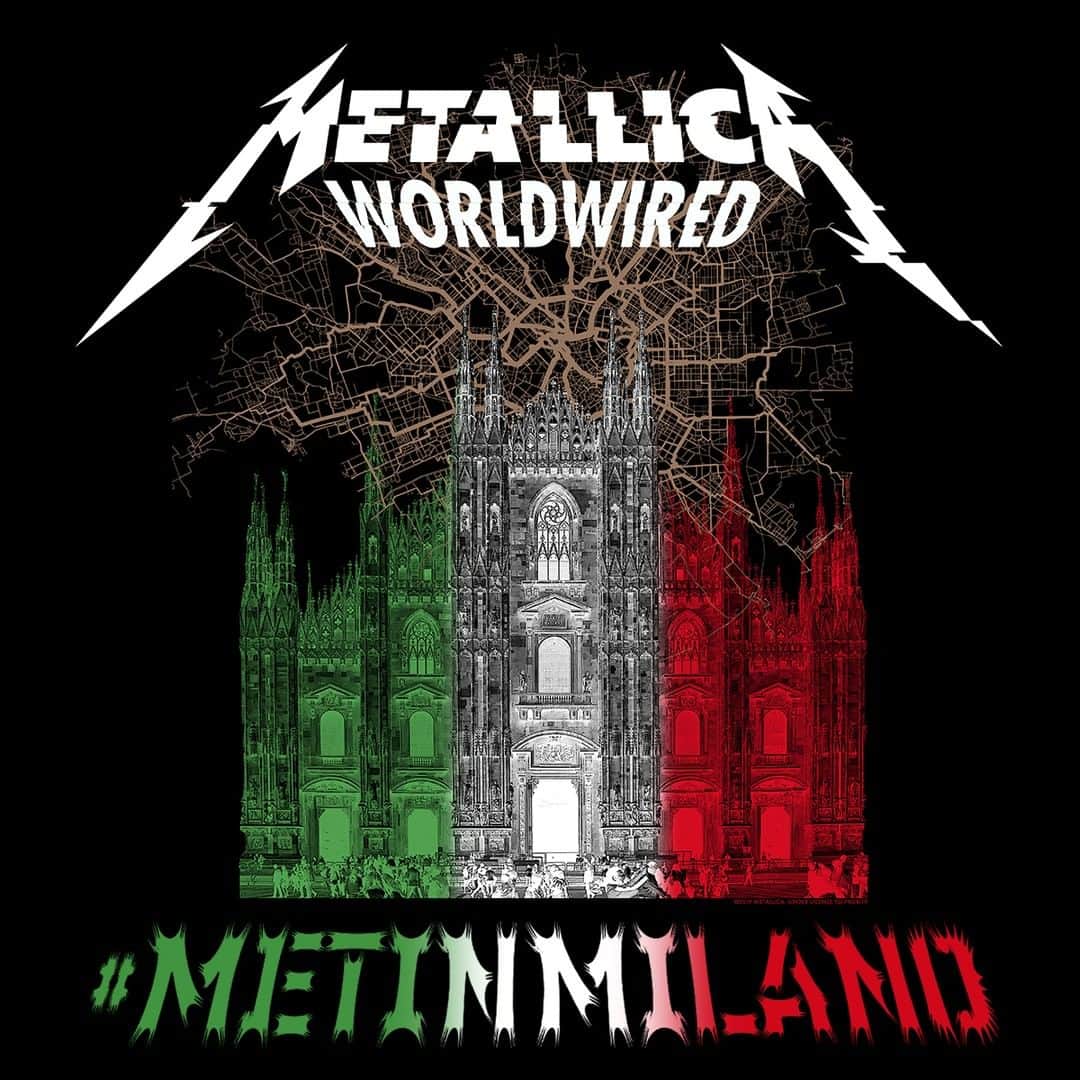 メタリカさんのインスタグラム写真 - (メタリカInstagram)「Milan! Coming down to the show tonight at SNAI San Siro Hippodrome? Use the hashtag #MetInMilan and your posts may be featured on Metallica.com!」5月8日 14時00分 - metallica
