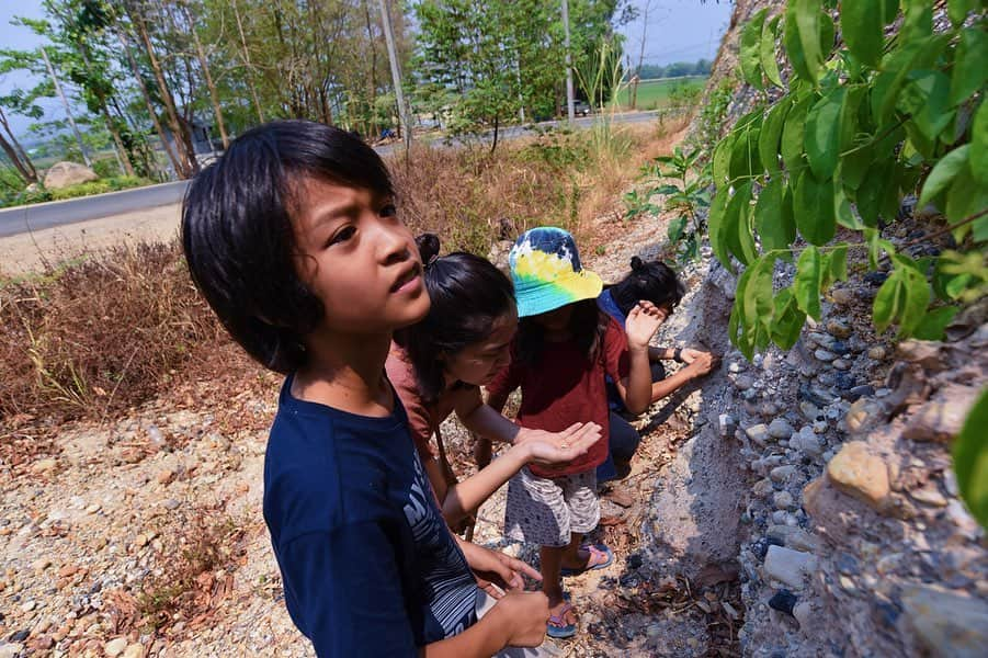 Amata Chittaseneeさんのインスタグラム写真 - (Amata ChittaseneeInstagram)「วิชา: Earth Tone Unfolding เรียนรู้คุณค่าแห่งชีวิตและทักษะเรื่องการสังเกต “เมื่อเท้าของเราติดดินและมีชีวิตติดป่า ธรรมชาติจะกลายเป็นห้องเรียนที่สมบูรณ์ แบบโดยตัวมันเอง และบรรจุทุกวิชาไว้ในนั้นอย่างมีความสัมพันธ์สอดคล้องกัน” @oaknornlen  หินตะกอนหรือหินชั้น (Sedimentary rock) คือ หินซึ่งเกิดจากการสะสมของตะกอน เช่น กรวด ทราย เศษหิน หรือซากพืชและสัตว์ หรือเกิดจากการตกตะกอนทางเคมีในน้ำ แล้วเกิดการแข็งตัว กลายเป็นหิน เนื้อหินตะกอนสามารถบอกเรื่องราวของการกำเนิดหรือสภาพแวดล้อมในอดีตกาลได้ เสมือนกับการบันทึกประวัติศาสตร์ @monjirawan @mint.tita @jadeee.eeee @evemarisa @nnnn.nonza_gk.22 #pearypiegoesgreen #smileynation #แก้งถิ่นนิยม #chiangmai #Chiangdao #pearypieamazingthailand #Thailand thank you @arthitphotography 🐝」5月8日 17時01分 - pearypie