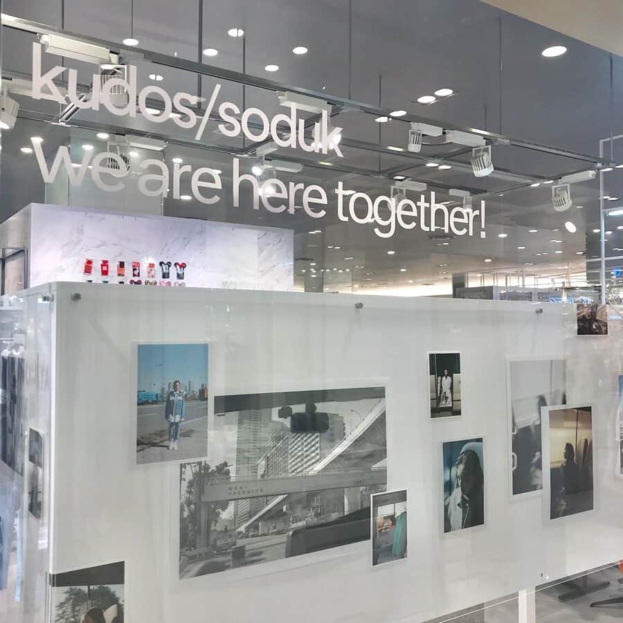 HANKYU.MODEさんのインスタグラム写真 - (HANKYU.MODEInstagram)「kudos/soduk HANKYU POP UP STORE "we are here together!" Until 5/14 At 3F『D-LAB』  #Hankyu #HANKYUMODE #umedahankyu #阪急うめだ本店 #うめだ阪急 #阪急百貨店 #osaka #umeda #mode #kudos #soduk #tsukasamkudo #クードス #スドーク」5月8日 18時30分 - hankyumode