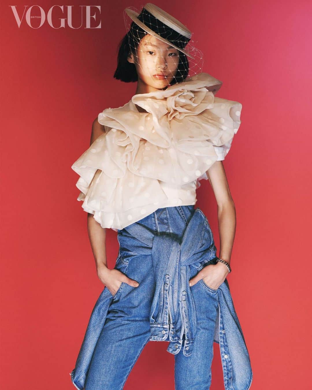 British Vogueさんのインスタグラム写真 - (British VogueInstagram)「Embrace denim’s new dressed-up mood, where acid washes and raw edges are put through a flirtatious, overtly feminine filter. See the full story in the June 2019 issue of #BritishVogue on newsstands Friday 10 May.  @ByulKimx photographed by @DavidSimsOfficial and styled by @AlastairMcKimm, with hair by @Duffy_Duffy hair colour by @JoshWoodColour, make-up by @Lucia_Pieroni and nails by @AmaQuashie.」5月8日 19時02分 - britishvogue