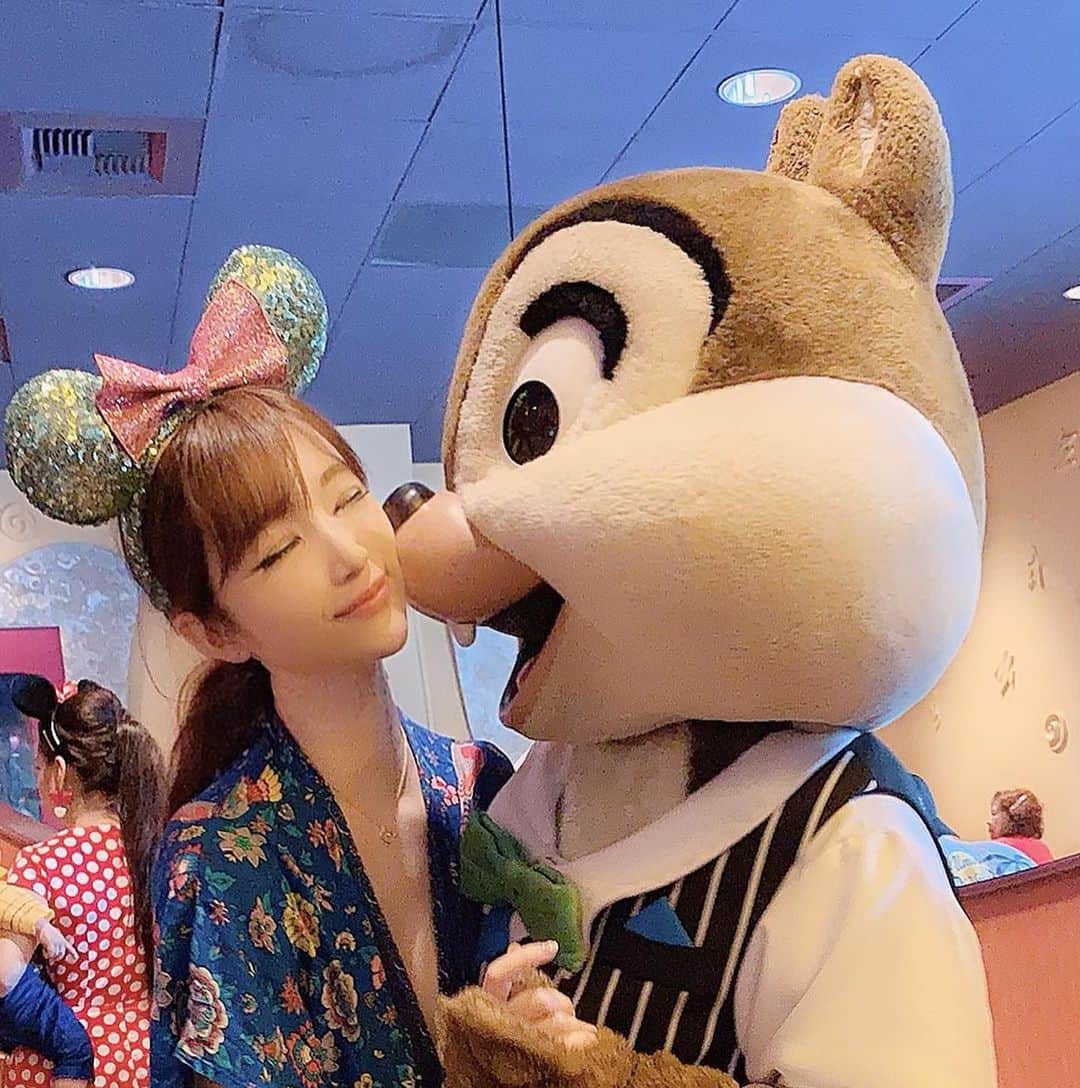 森下悠里さんのインスタグラム写真 - (森下悠里Instagram)「ちゅー💓 - グーフィーズキッチン - また、大きくなったら来ようね💓 - #グーフィーズキッチン #kiss #xoxo」5月8日 19時26分 - yuurimorishita