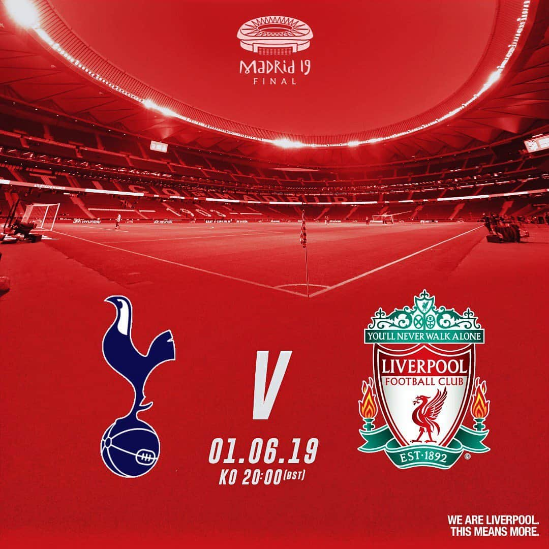 リヴァプールFCさんのインスタグラム写真 - (リヴァプールFCInstagram)「See you in Madrid, @spursofficial 👊 #LFC #Liverpool #LiverpoolFC #UCL #ChampionsLeague」5月9日 6時06分 - liverpoolfc