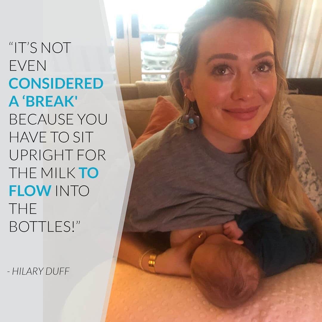 E! Onlineさんのインスタグラム写真 - (E! OnlineInstagram)「Hilary Duff got serious(ly) relatable about stopping breastfeeding after she says something scary was hovering over her brain and her heart. ♥️ Read her full essay at the link in our bio. (📷: @hilaryduff)」5月8日 23時32分 - enews