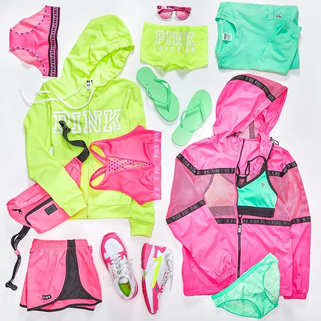 Victoria's Secret PINKさんのインスタグラム写真 - (Victoria's Secret PINKInstagram)「Bright It On! Get into the neon trend! 🍋🍉🥝」5月9日 0時30分 - vspink