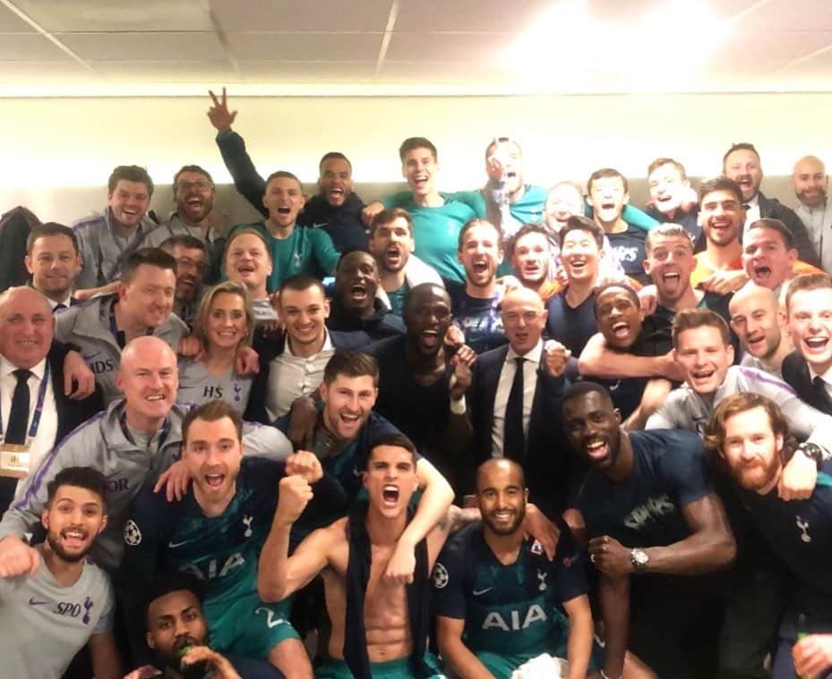 ハリー・ケインのインスタグラム：「This team!!! Never give up! Unreal #COYS #UCL」