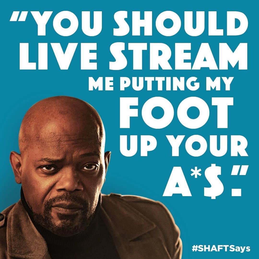 Warner Bros. Picturesさんのインスタグラム写真 - (Warner Bros. PicturesInstagram)「He DGAF about your view count. #SHAFTSays #SHAFT」5月9日 3時42分 - wbpictures