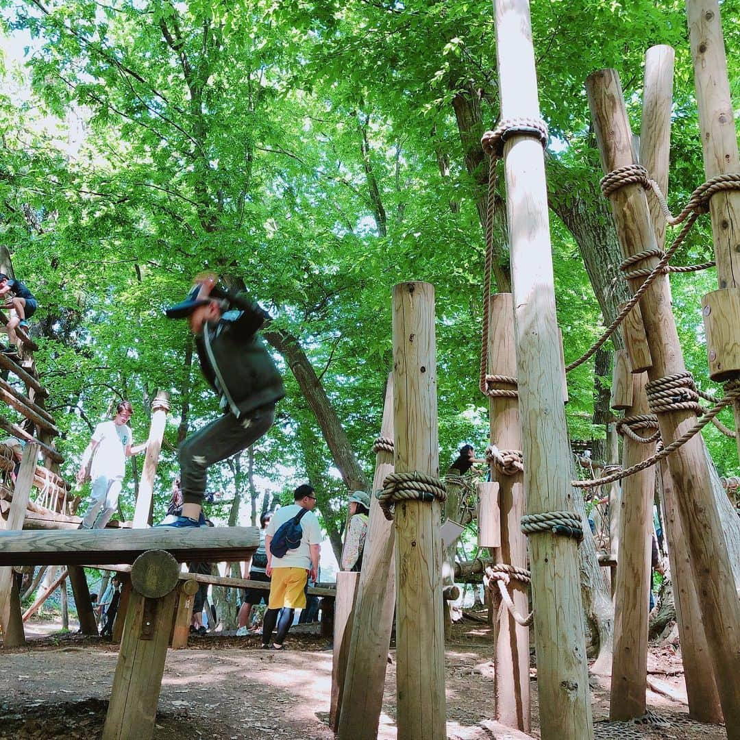 山内智恵さんのインスタグラム写真 - (山内智恵Instagram)「ずっときたかった アンデルセン公園❣️ こどもの日にぴったりの場所 #山内智恵 #GW #バーベキュー #キャンプ #アンデルセン公園  #こどもの日」5月9日 4時34分 - chie_yamauchi