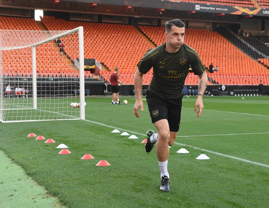 グラニト・ジャカさんのインスタグラム写真 - (グラニト・ジャカInstagram)「FULL POWER, FULL FOCUS. @arsenal」5月9日 4時36分 - granitxhaka