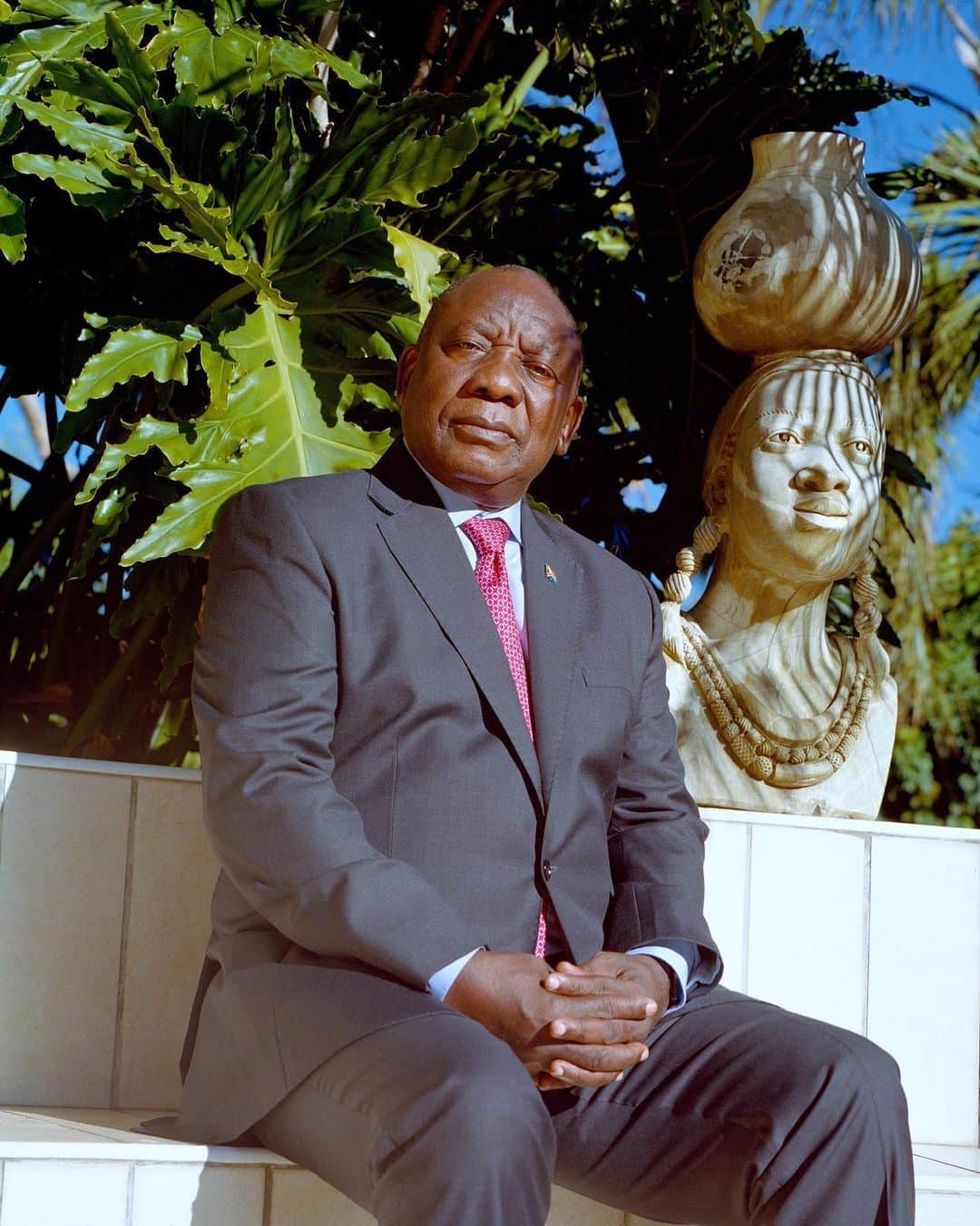 TIME Magazineさんのインスタグラム写真 - (TIME MagazineInstagram)「Three weeks before the May 8 elections in South Africa, TIME met with President Cyril Ramaphosa at his official residence. A longtime antiapartheid activist and high-ranking official of the African National Congress, the 66-year-old became Deputy President in 2014 and #SouthAfrica’s fifth President in February 2018. In his interview with @arynebaker, Ramaphosa addressed of a range of topics including land dispossession, his goals for the ANC and continuing #NelsonMandela's legacy. Read the full interview on TIME.com. Photograph by @kentandreasen for TIME」5月9日 4時59分 - time