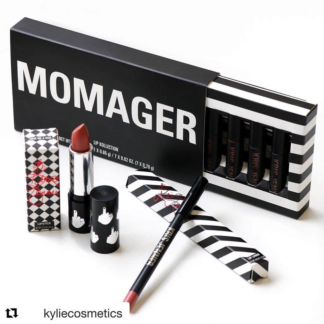 クリス・ジェンナーさんのインスタグラム写真 - (クリス・ジェンナーInstagram)「Yes!!! My favorite momager mini lip set and crème lipstick and liner are back for a limited time only at KylieCosmetics.com ❤️ #MothersDay #Momager #Repost @kyliecosmetics ・・・ Back in stock! ⚡️Just in time for Mother’s Day 🌸 Shop the Kris Kollection Mini Lip Set, Give Me a Kiss lipstick and lip liner for the momager in your life 💕」5月9日 5時42分 - krisjenner