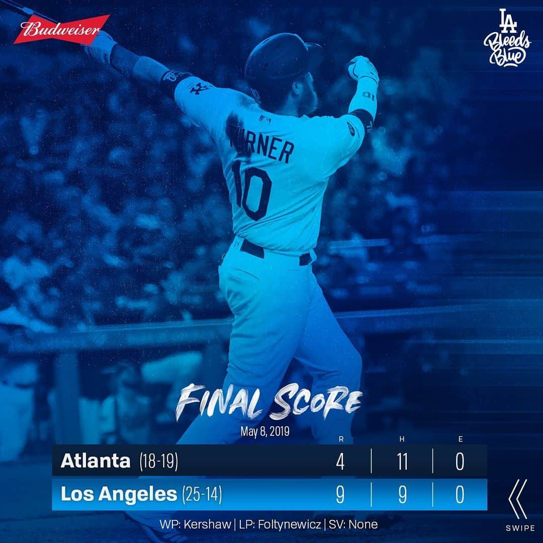 Los Angeles Dodgersのインスタグラム