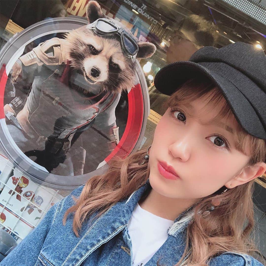 加藤玲奈のインスタグラム：「私の推しメン🧸✨ #アベンジャーズ  #avengers  #ロケットラクーン」