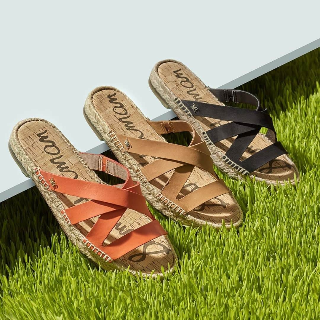 サムエデルマンのインスタグラム：「Step into summer with our Averie espadrilles」