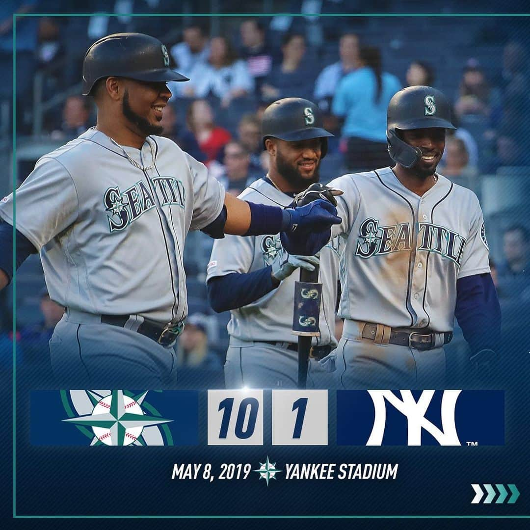 シアトル・マリナーズさんのインスタグラム写真 - (シアトル・マリナーズInstagram)「Rumble in the Bronx.」5月9日 11時20分 - mariners