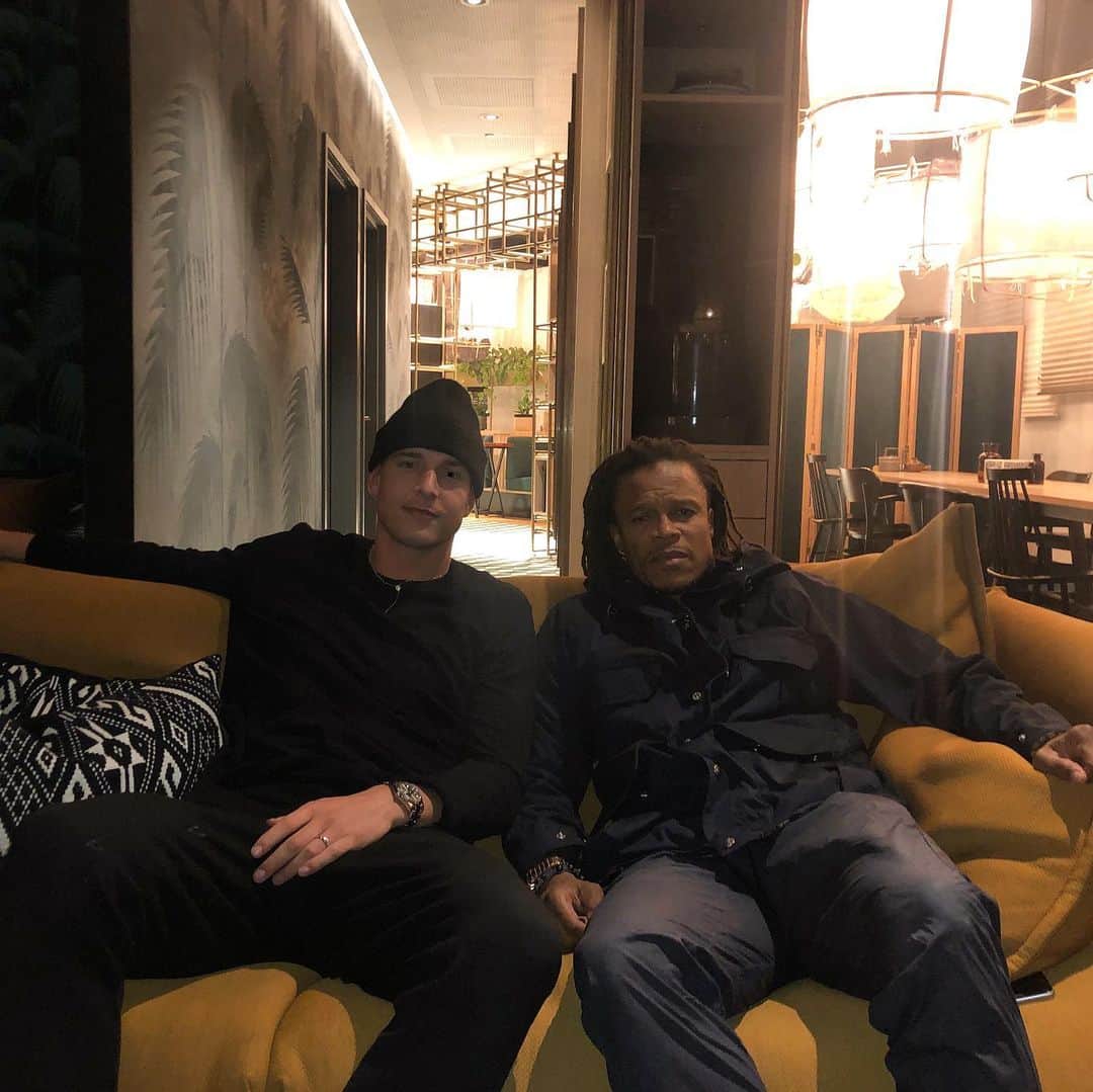 クリストファー・ピーターソンのインスタグラム：「A legit legend with a rare personality in todays era, humble and fun. Great spending time with @edgardavidsofficial yesterday.」