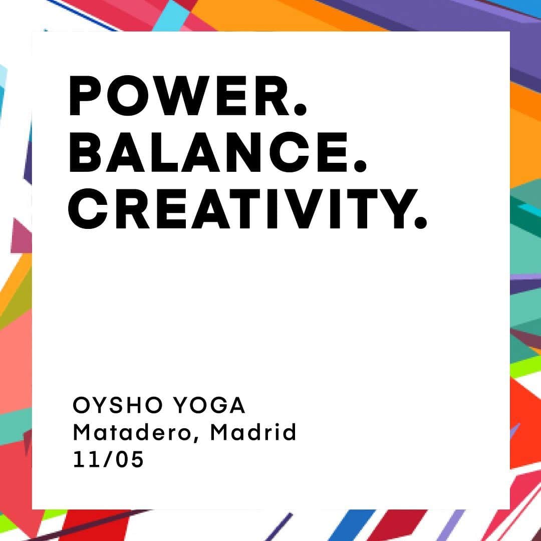 Oyshoさんのインスタグラム写真 - (OyshoInstagram)「They make it powerful @aria.official @kenor1  Madrid 11th May. #OyshoYoga #Madrid  See more at @oysho_sport」5月10日 1時21分 - oysho