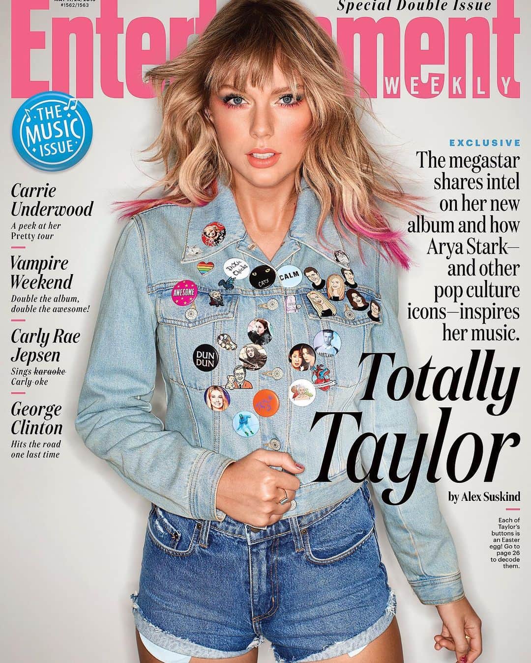 Just Jaredさんのインスタグラム写真 - (Just JaredInstagram)「@taylorswift hints at what’s to come on her new album in the latest issue of @entertainmentweekly! #TaylorSwift #EntertainmentWeekly Photo: @peggysirota」5月10日 1時59分 - justjared