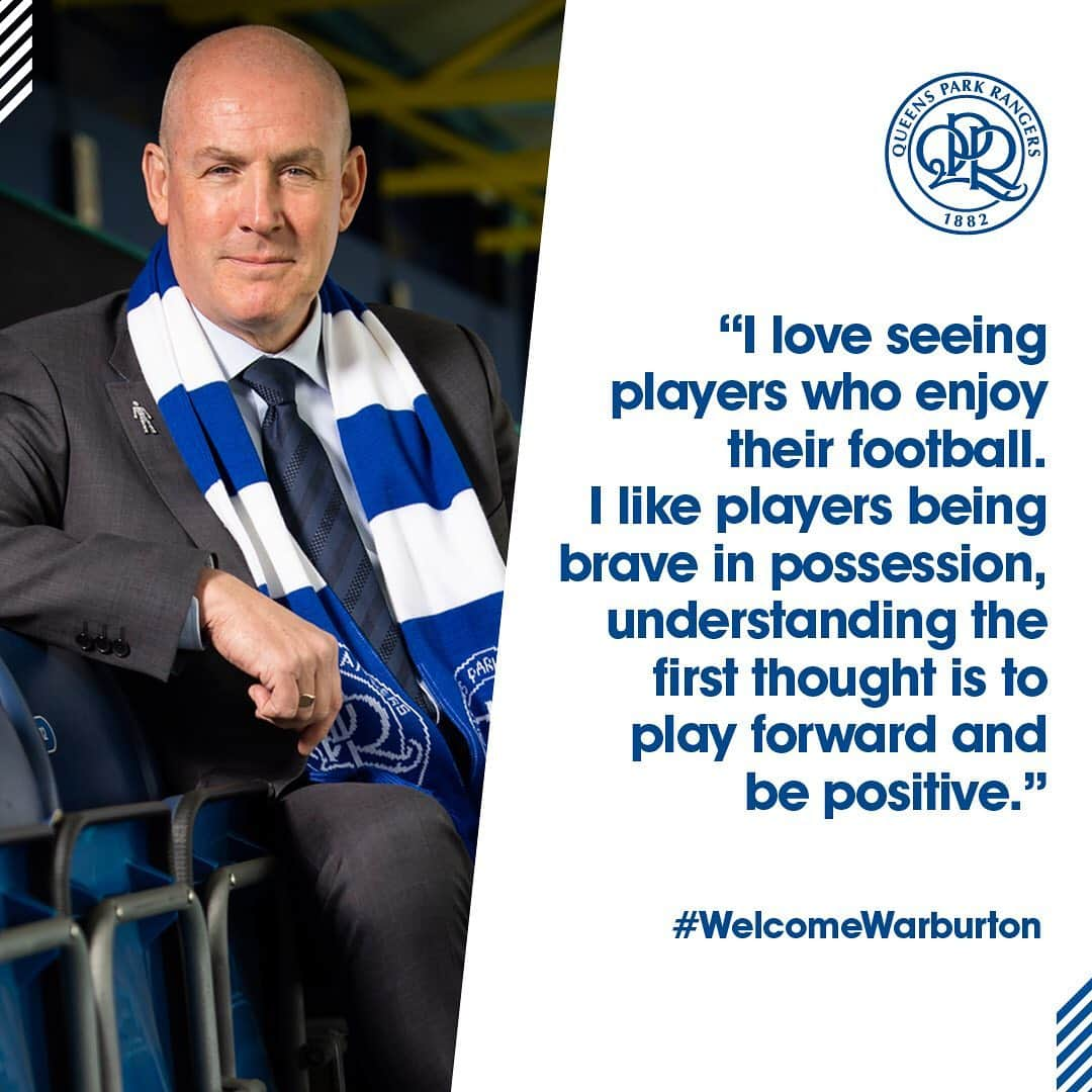 クイーンズ・パーク・レンジャーズFCさんのインスタグラム写真 - (クイーンズ・パーク・レンジャーズFCInstagram)「💬 Positive thinking. #WelcomeWarburton #QPR」5月9日 17時34分 - officialqpr