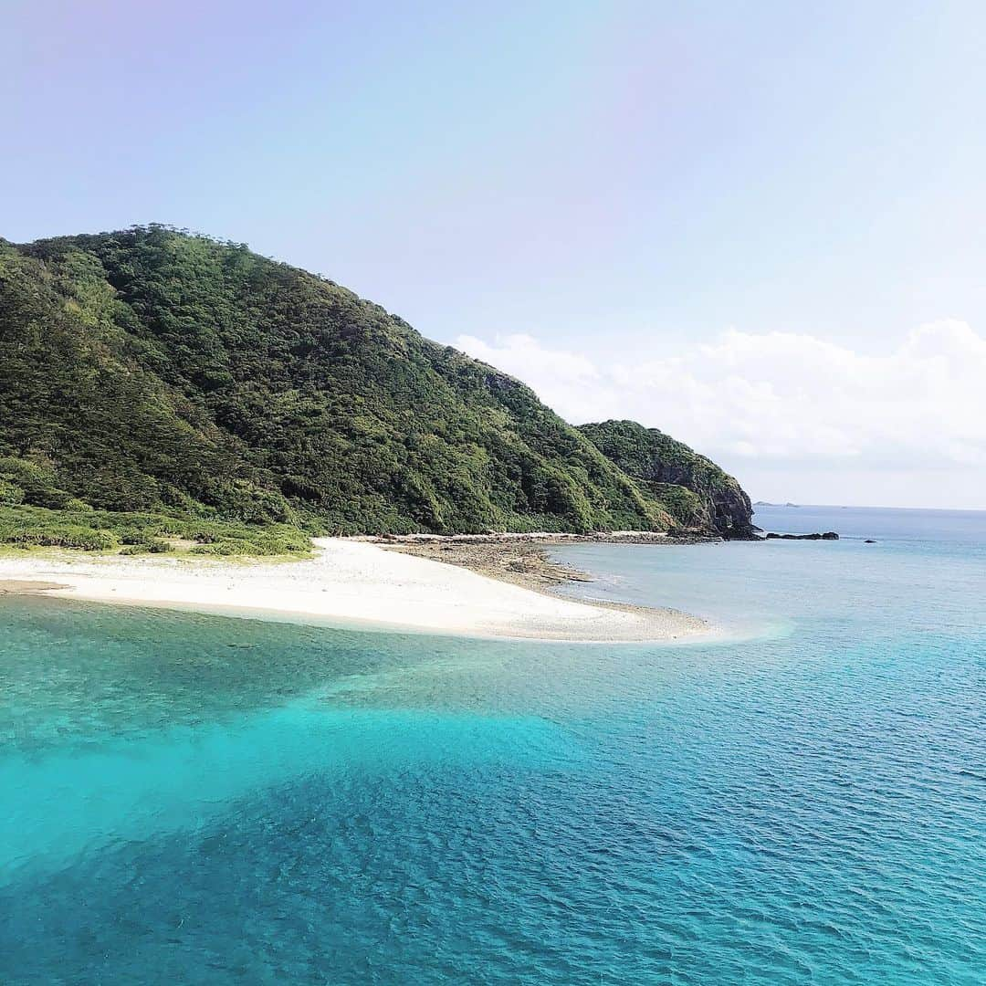 柴田あやなさんのインスタグラム写真 - (柴田あやなInstagram)「阿嘉島のビーチ 🐠  こんなに透明な海初めて見た… ❤︎ １番最後に魚たちの動画載せました！本当はもっと色んな種類の魚がたくさんいた！ウミガメには会えなかったからリベンジしたい✌🏻 泳いでる魚が足元にたくさんいると思うと怖かった！！（笑）小学生たちに混じって浮き輪必須だったよ、、照  #慶良間諸島 #阿嘉島 #北浜ビーチ」5月9日 17時58分 - shibaobasan