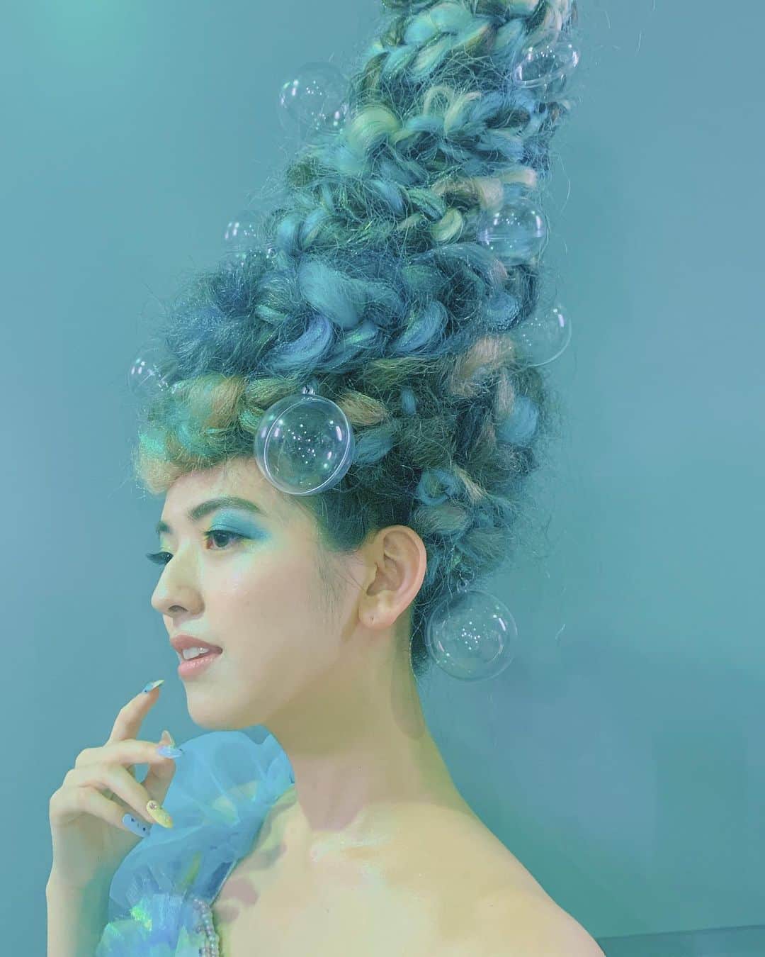 畑井咲耶さんのインスタグラム写真 - (畑井咲耶Instagram)「"aquarium"🐬🐠✨ . Hair: @forte.asuka  Make: @forte_ami  Dress: @ll_natsu @forte_miku  #FORTE #UDH2019」5月9日 18時18分 - saya_hatai