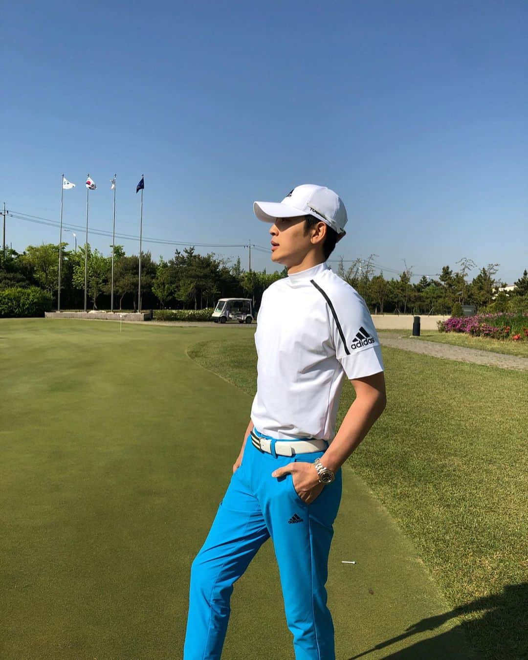 SE7ENさんのインスタグラム写真 - (SE7ENInstagram)「#휴온스셀러브리티프로암 #D_2 #adidasgolf #7golf⛳️」5月9日 19時04分 - se7enofficial