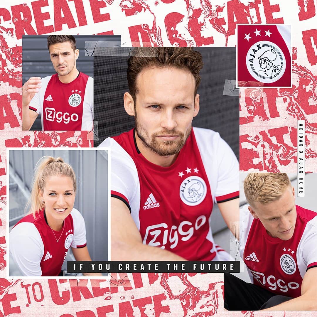 アヤックス・アムステルダムさんのインスタグラム写真 - (アヤックス・アムステルダムInstagram)「Our new @adidasfootball home jersey 👕: inspired by Amsterdam, created #ForTheFuture. Only available @ Ajax! #DareToCreate ❌❌❌」5月9日 18時57分 - afcajax