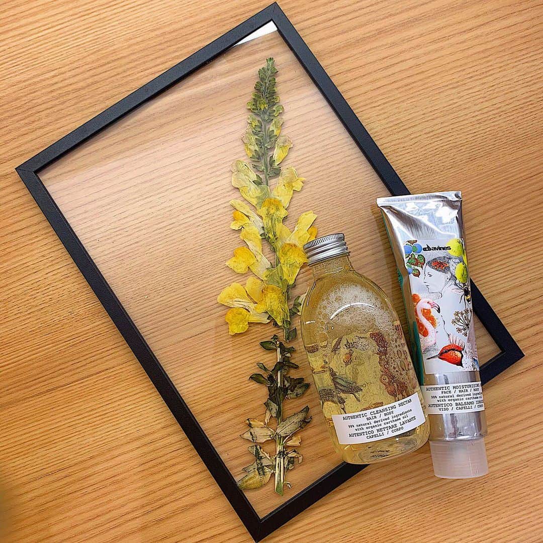 ダヴィネスさんのインスタグラム写真 - (ダヴィネスInstagram)「. 全身に使えるオーガニック成分豊富な 「オーセンティック」シリーズから 本日はネクターとバームをご紹介🌱 . 🌼オーセンティック ネクター  シャンプーとしてもボディソープとしても使用出来、 やさしく全身を洗い上げます。 焼けたお肌やカラー直後のデリケートな頭皮にもおすすめです。 🌼オーセンティック バーム オーセンティック ネクターと合わせてコンディショナーとしてお使いいただける他、フェイスやボディにパックとして、またポイントメイクアップリムーバーとしてもお使いいただくことができます。 . マルチユースで優秀な上、 可愛いデザインがバスルームをおしゃれに演出してくれる人気シリーズです！🛁🍀 . #davines#lovedavines#davinessalon#sustainability #italy#madeinitaly#hair#haircare#haircolor #beautyhair#natural#ingredients#authentic #ダヴィネス#ダヴィネスサロン#サステナビリティ #サステナブルビューティ#オーセンティック#マルチ #オーセンティックネクター #オーセンティックバーム #オーセンティックオイル#オーセンティックバター #クレンジング#シャンプー#ヘアケア #保湿ケア#ダメージケア」5月9日 19時23分 - davinesjapan