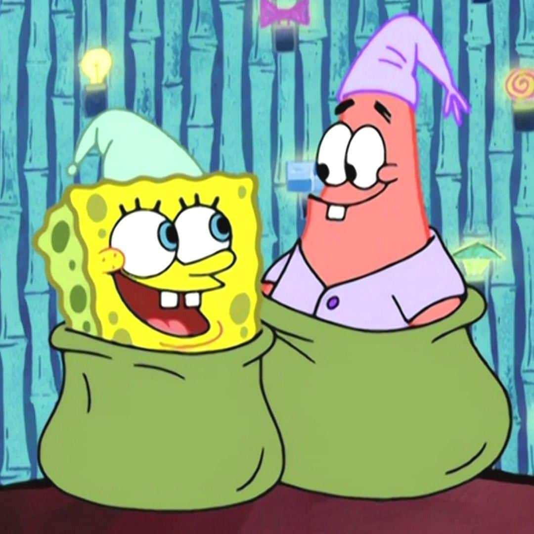 スポンジボブさんのインスタグラム写真 - (スポンジボブInstagram)「Grab your jammies & a friend! #NationalSleepoverDay #SpongeBob」5月9日 20時12分 - spongebob
