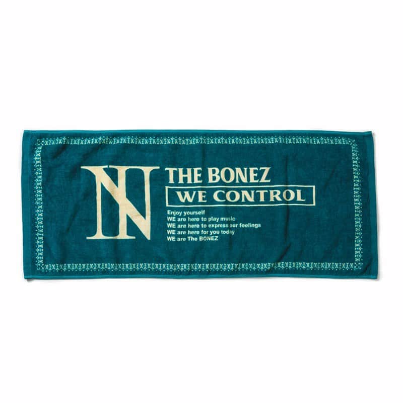 The BONEZさんのインスタグラム写真 - (The BONEZInstagram)「【The BONEZ -WE CONTROL- TOUR MERCH】 WE CONTROL TOUR TOWEL Price : 1,500 yen  WE CONTROL のメッセージを掲げたTOUR TOWEL。  #thebonez」5月9日 20時18分 - the____bonez