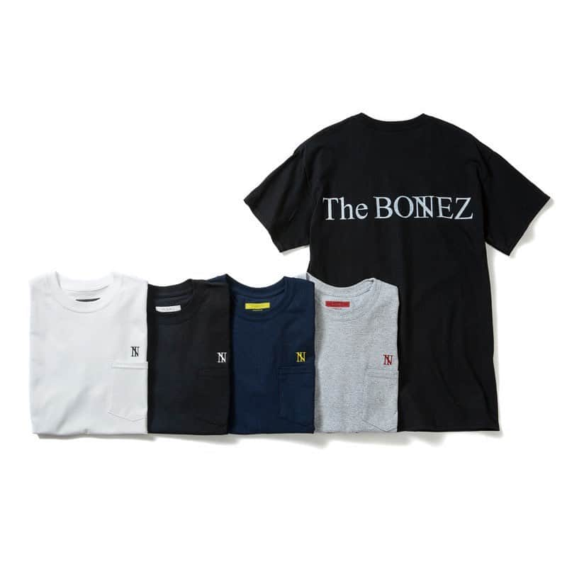 The BONEZさんのインスタグラム写真 - (The BONEZInstagram)「【The BONEZ -WE CONTROL- TOUR MERCH】 The BONEZ LOGO POCKET TEE  Color : White / Black / Navy / Gray Size : S . M . L . XL Price : 3,000 yen  フロントポケット上部にはN Logo刺繍。 バックにはThe BONEZ LOGOを落とし込んだPocket T-shirt。  #thebonez」5月9日 20時21分 - the____bonez