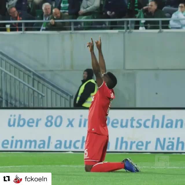 ジョン・コルドバのインスタグラム：「⚽️🔥🙏🏾 @fckoeln」