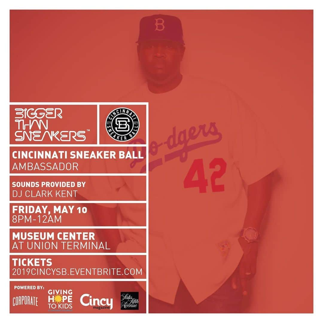 DJ Clark Kentさんのインスタグラム写真 - (DJ Clark KentInstagram)「Tomorrow • Cincinnati • Bigger Than Sneakers Charity Sneaker Ball • Benefitting The Cincinnati Children’s Hospital • Music : Me」5月9日 20時59分 - djclarkkent