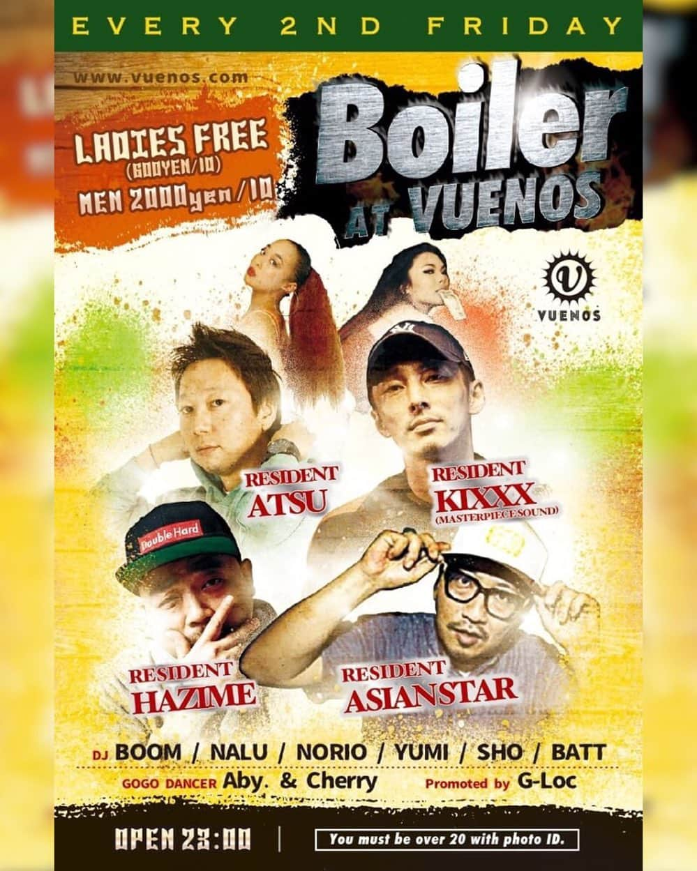 DJ HAZIMEさんのインスタグラム写真 - (DJ HAZIMEInstagram)「Tomorrow Night 🔥🔥🔥🔥 New Party Alert ⚠️⚠️⚠️⚠️ 毎月第2金曜日レギュラー “Boiler” @vuenos_tyo . •••••••••••••••••••• -RESIDENT- HAZIME ASIAN STAR KIXXX (MASTERPIECE SOUND) ATSU -DJ- BOOM / NALU / NORIO YUMI / SHO / BATT -GOGO DANCER- Aby. & Cherry -Promoted- G-Loc •••••••••••••••••••• #tokyo #shibuya #vuenos #boiler . •••••••••••••••••••• Hip Hop & Reggae 中心のPartyです🕺💃 皆さん是非✌️」5月9日 21時33分 - djhazime