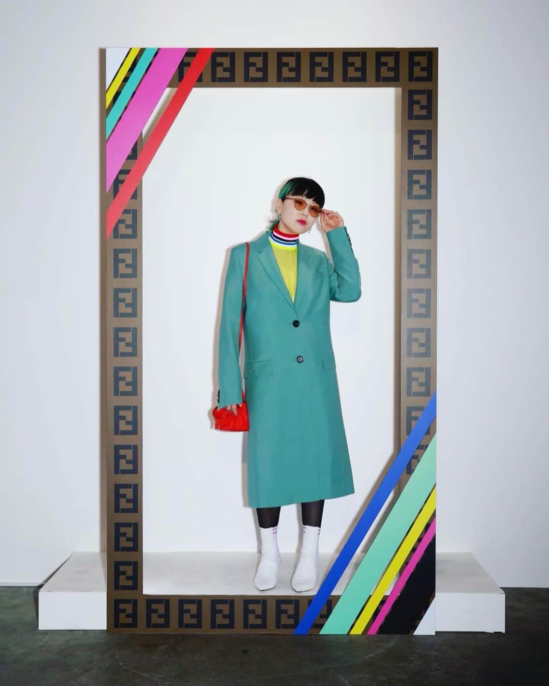 Young Juvenile Youthのインスタグラム：「F is For...Fendi Roma Amor Street like but also futuristic 😎 love it  カワでした💓 #fendi @fendi」