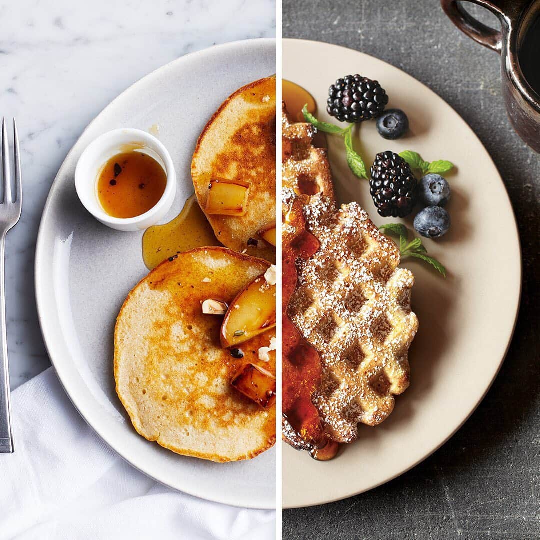 Vitamix Global Headquarters Real foodさんのインスタグラム写真 - (Vitamix Global Headquarters Real foodInstagram)「🥞Pancakes vs. Waffles🥊 Cast your vote in our IG story! • Links to #recipes in bio. #Vitamix」5月9日 23時49分 - vitamix