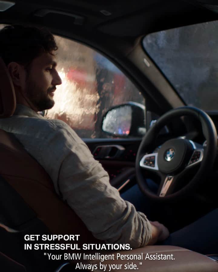 BMWのインスタグラム：「Supports you on and off the road. The BMW Intelligent Personal Assistant.」