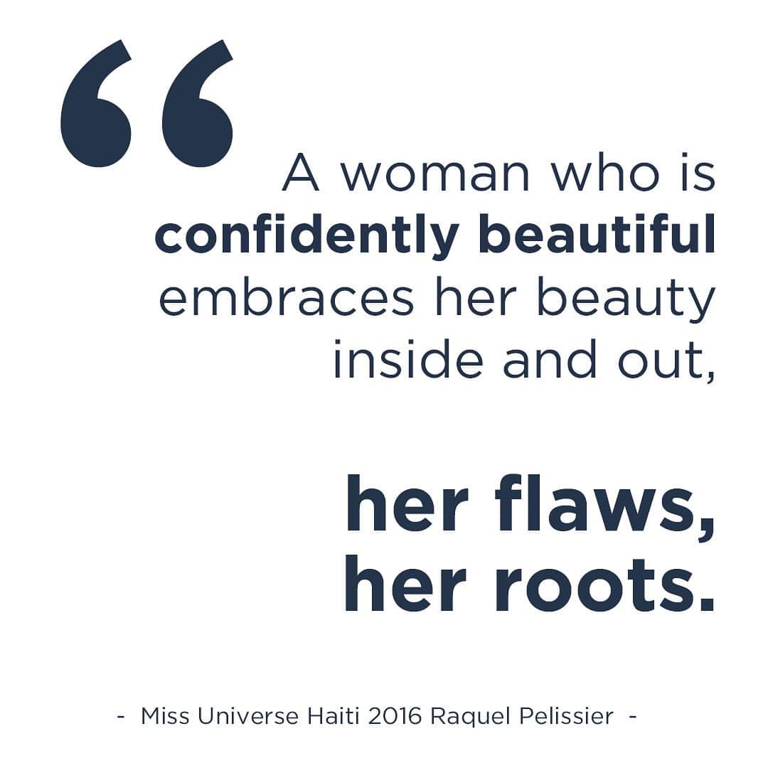 イリス・ミトゥネールさんのインスタグラム写真 - (イリス・ミトゥネールInstagram)「A quote from #MissUniverse Haiti 2016, @RaquelPelissier. How do you embrace your beauty? ✨」5月10日 0時31分 - missuniverse