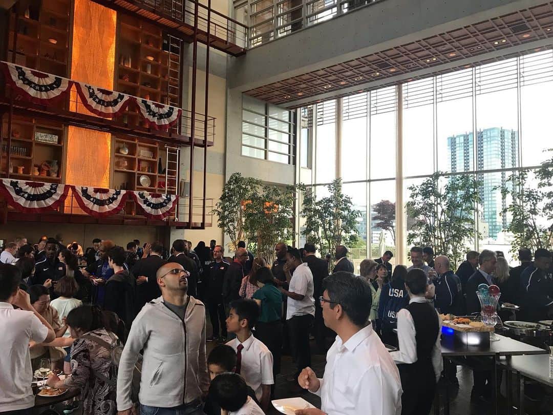 為末大のインスタグラム：「Welcom to Japan US athletes」