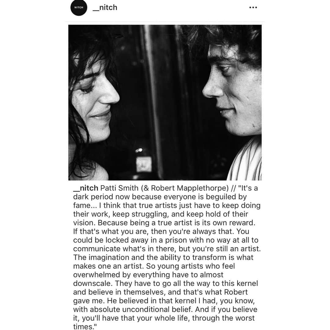 ナタリア・コルドバ・バックリーのインスタグラム：「“Being a true artist is it’s own reward”. @brianbuckleyband」