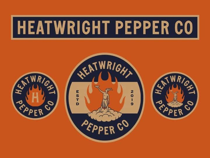 Dribbbleさんのインスタグラム写真 - (DribbbleInstagram)「Explore the brand. Find the heat. Heatwright Pepper Co. by @benkocinski⠀ ⠀ #dribbble #dribbblers #design #illustration #lettering」5月10日 4時52分 - dribbble