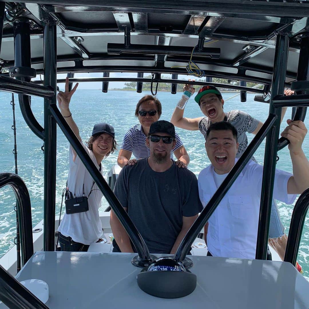 ブラッド・エルドレッドのインスタグラム：「Had a great day on the water with this crew! @hiroshima_home_tv @carpdo @onishi0202 @hero_iwasaki」